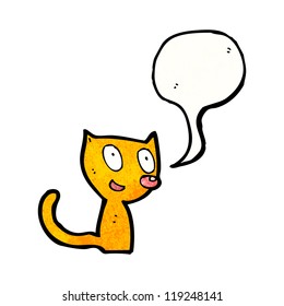 pequeño gato de dibujos animados