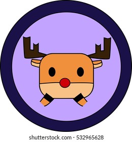 Cartoon Little Deer. Vector