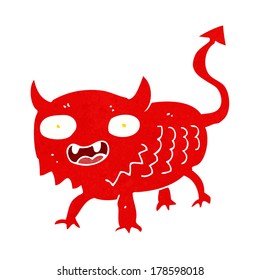 Cartoon Little Demon Stock Vector (Royalty Free) 178598018 | Shutterstock