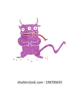 cartoon little demon
