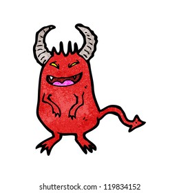cartoon little devil