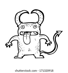 cartoon little devil