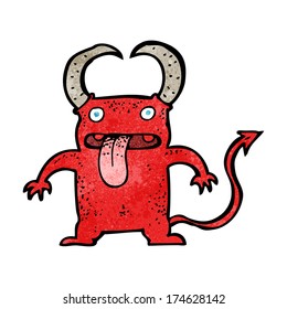 cartoon little devil