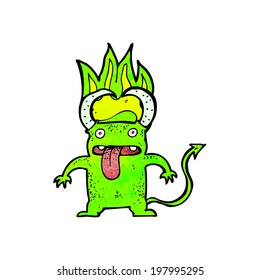cartoon little devil