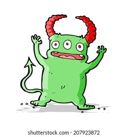 cartoon little devil