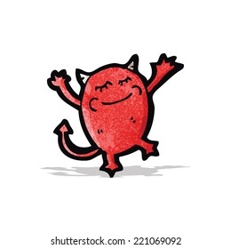 cartoon little devil