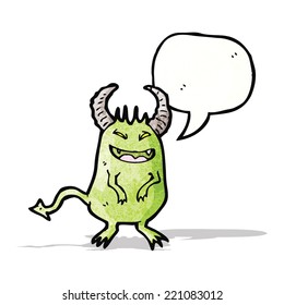 cartoon little devil