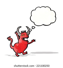 cartoon little devil