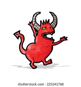 cartoon little devil