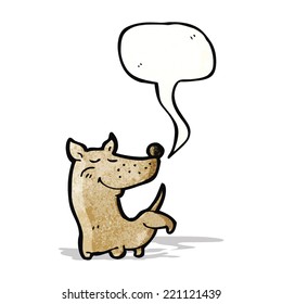 cartoon little dog