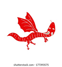 pequeño dragón de dibujos animados