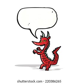 pequeño dragón de dibujos animados