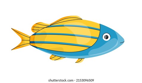 8,191 Blue fish striped yellow Images, Stock Photos & Vectors ...