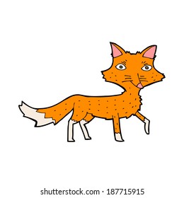 cartoon little fox