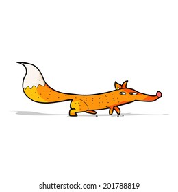 cartoon little fox