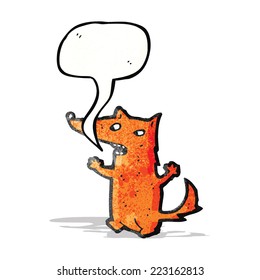 cartoon little fox talking