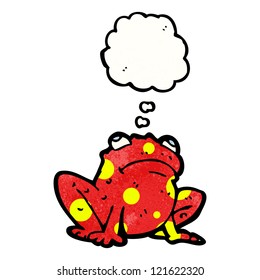 cartoon little frog