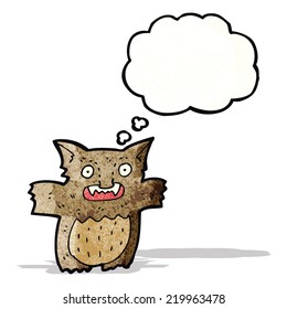 cartoon little gremlin