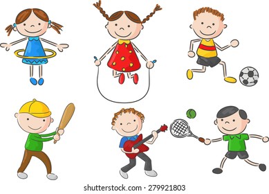 Cartoon little kids games collection