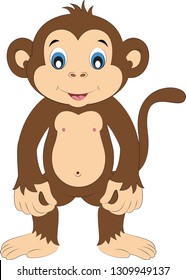 Cartoon Little Monkey