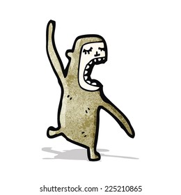 cartoon little monkey