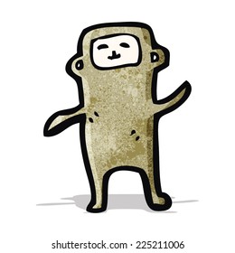 cartoon little monkey