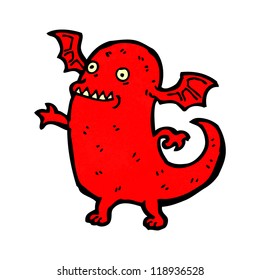 cartoon little monster