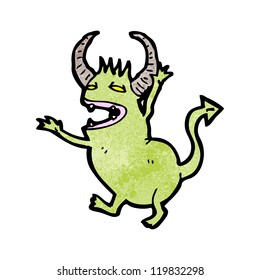 cartoon little monster