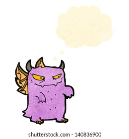 cartoon little monster
