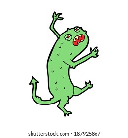 cartoon little monster