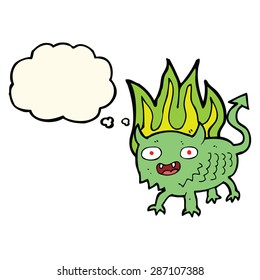 cartoon little monster