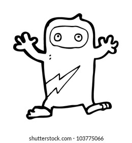 cartoon little person