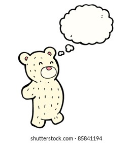 cartoon little polar bear