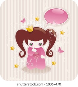 cartoon little princess