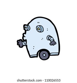 cartoon little robot
