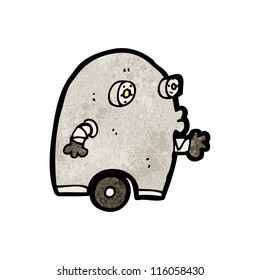 cartoon little robot