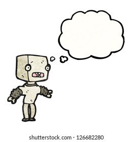 cartoon little robot