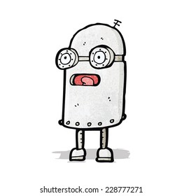 cartoon little robot