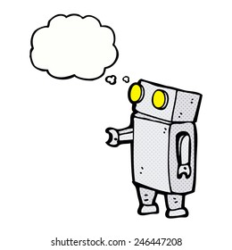 cartoon little robot