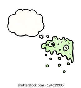 cartoon little slime monster