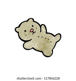 cartoon little teddy bear