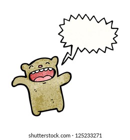 cartoon little teddy bear
