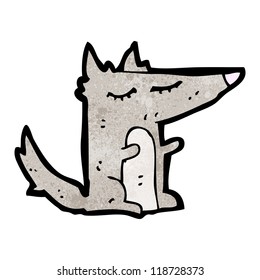 Cartoon-Wolf