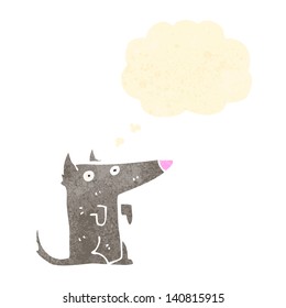 cartoon little wolf