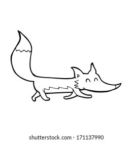 Cartoon-Wolf