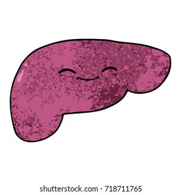 cartoon liver