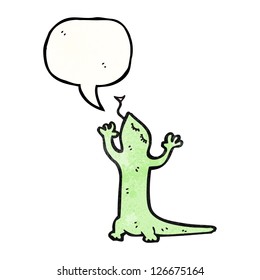 cartoon lizard
