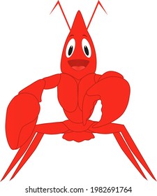 Cartoon of a lobster greets everyone