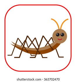 Cartoon locust icon