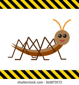 Cartoon locust icon